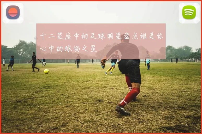 十二星座中的足球明星盘点谁是你心中的球场之星