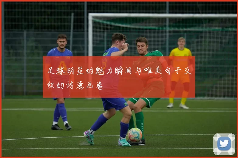 足球明星的魅力瞬间与唯美句子交织的诗意画卷